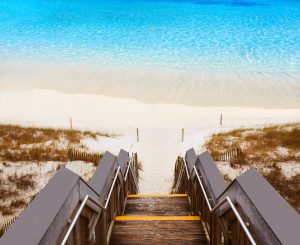 Destin beach in florida ar Henderson State Park USA