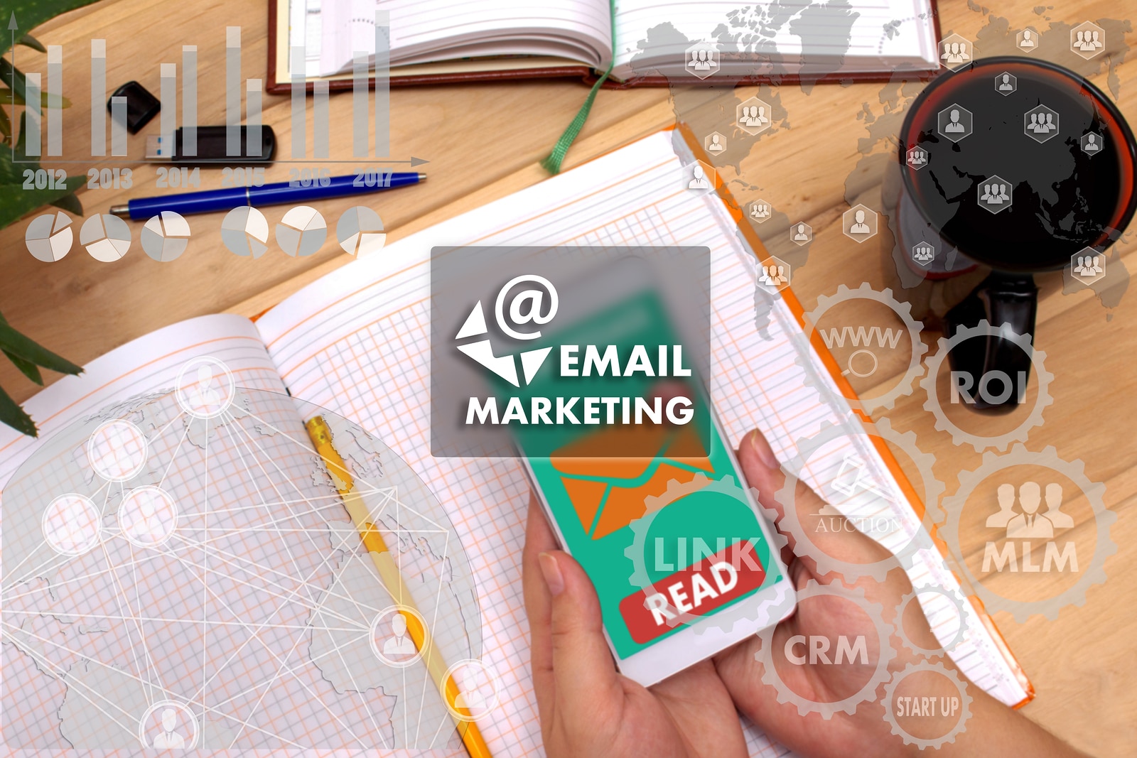 digital marketing strategy of sending emails