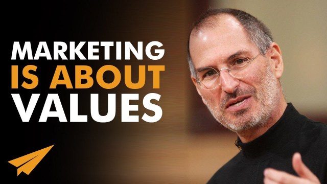 Marketing is about values