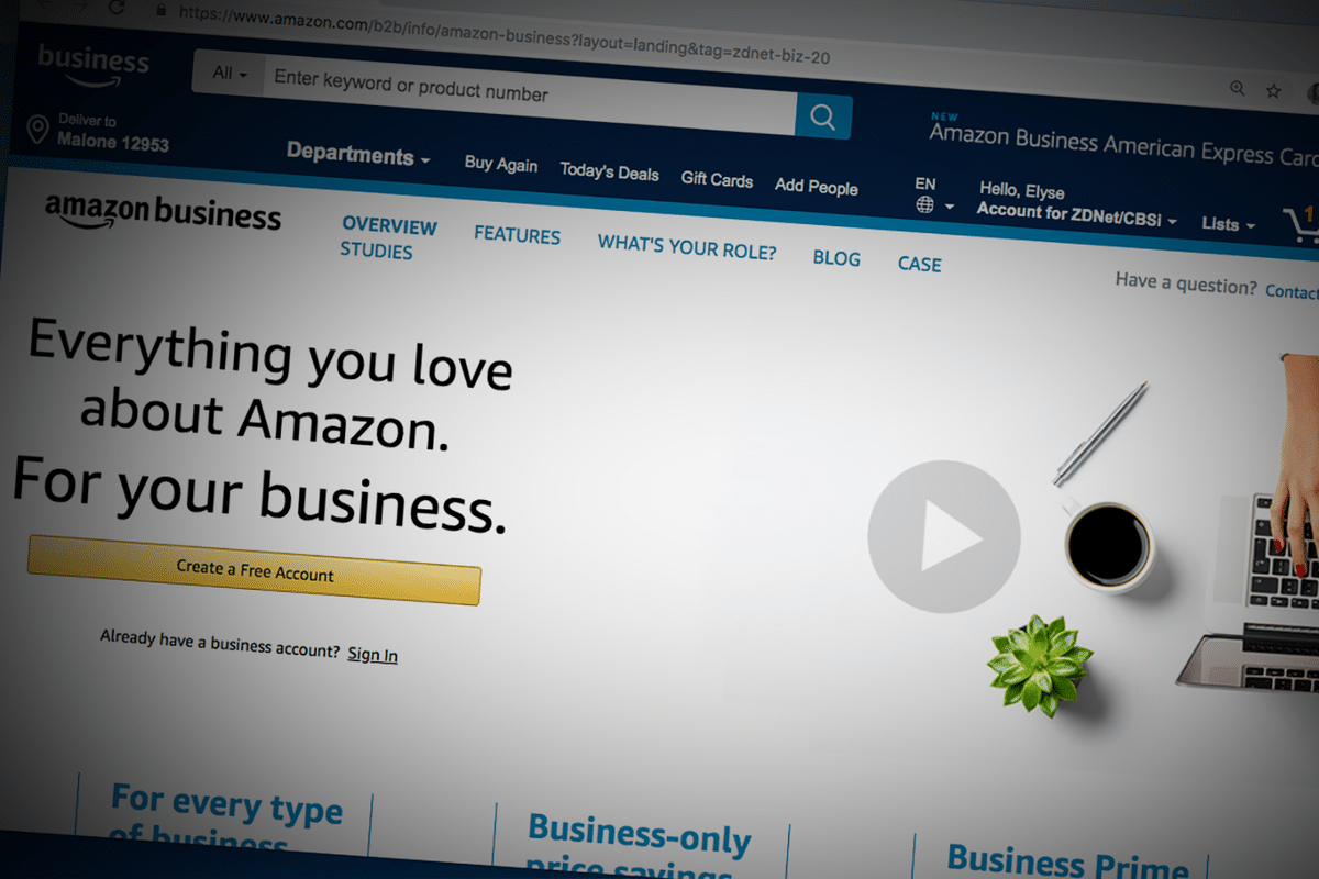 business products on Amazon's marketplace