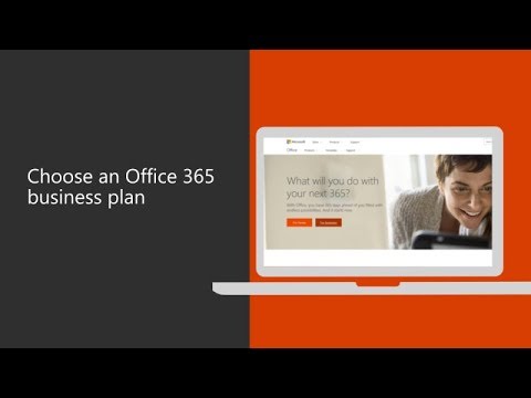 Choose an Office 365 business plan