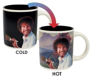 Bob Ross cold to hot magic mug