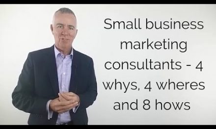 Small business marketing consultants – 4 whys, 4 wheres and 8 hows [video]