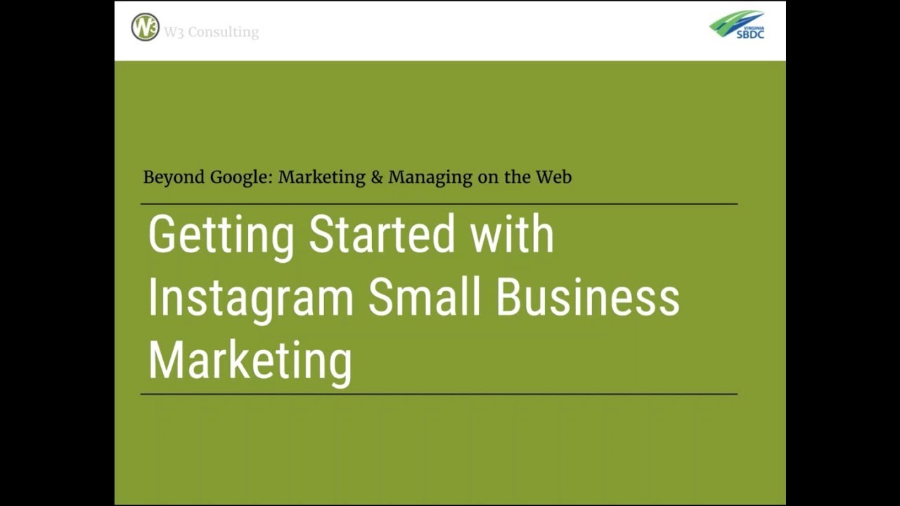 Instagram Small Business Marketing