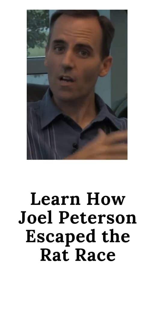 Learn how Joel Peterson escaped the rat races