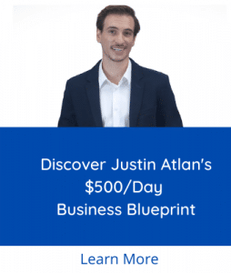 Justin Atlan 500 per day business blueprint