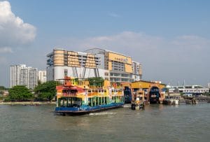 Butterworth, Penang/malaysia - Feb 29 2020: Penang Ferry At Butt
