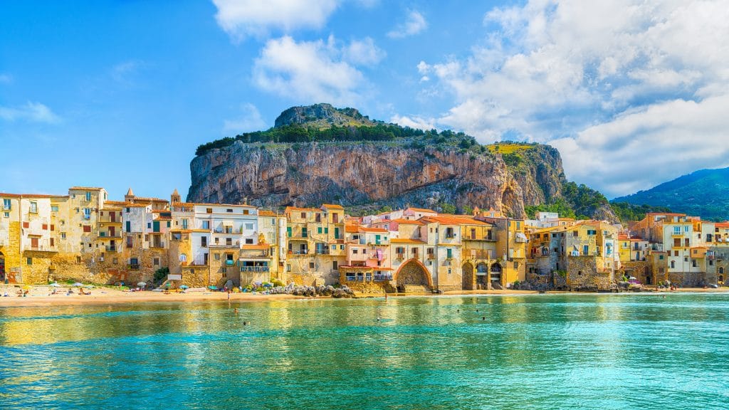 medieval village of Sicily island, Province of Palermo, Italy