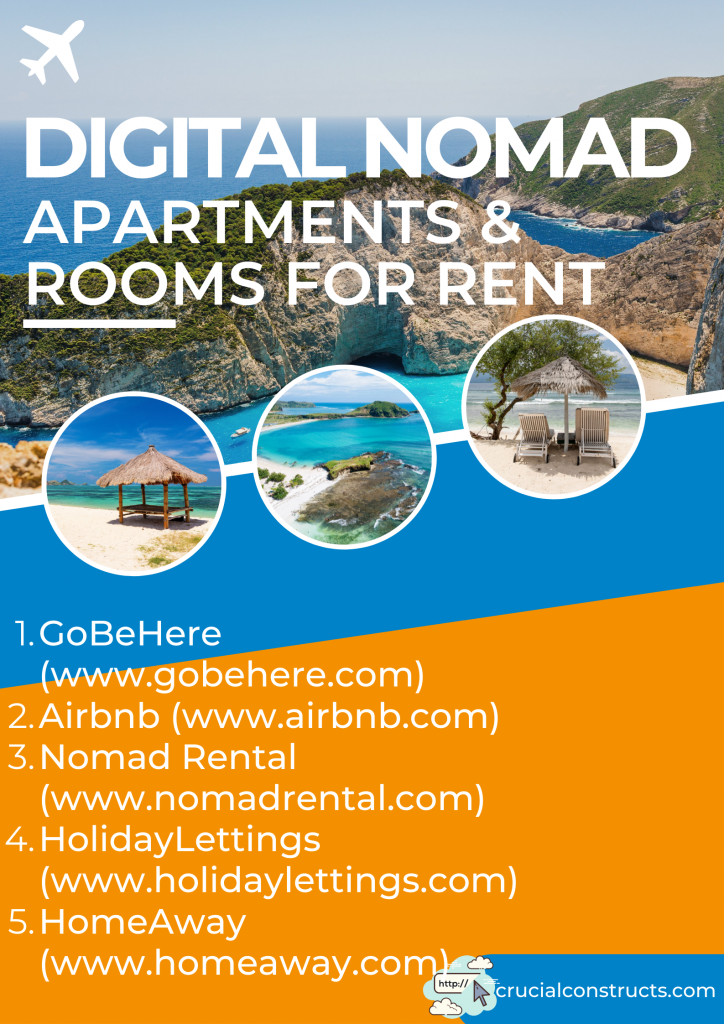 Digital Nomad Apartments & Rooms for Rent