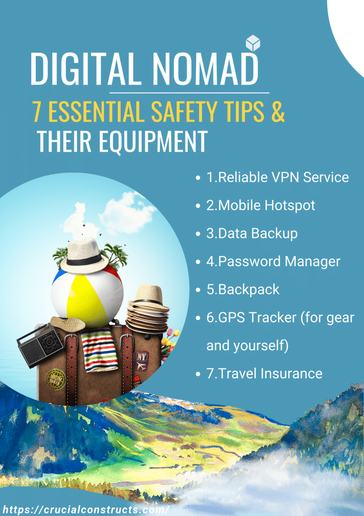 Digital Nomad 7 Essential Safety Tips & Their Equipment