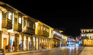 Traditional architecture of Cusco. UNESCO world heritage in Peru