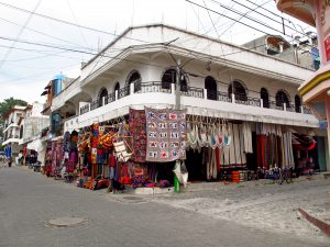 Atitlan, Guatemala - 06 Mar 2011: The local market in Atitlan, Guatemala