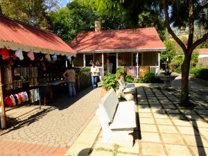 Johannesburg, South Africa - 28 Apr 2012: The vintage house in Gold Reef City, Johannesburg, South Africa