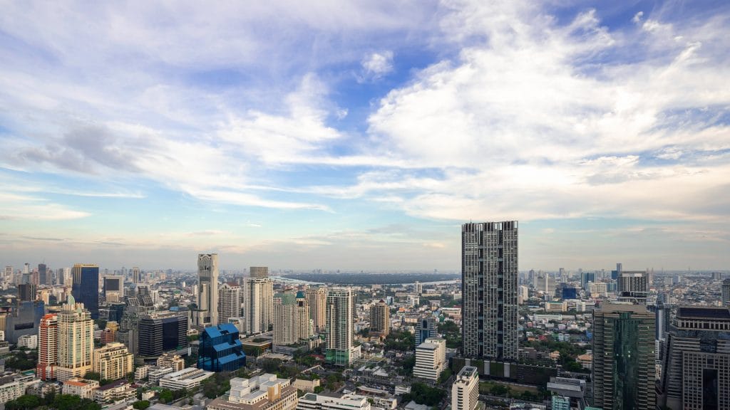 Metropolitan Bangkok City downtown cityscape urban skyline  Thailand - Cityscape Bangkok city Thailand