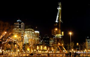 Downtown Buenos Aires by Night