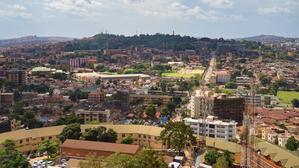  Aerial View Of Kampala Uganda