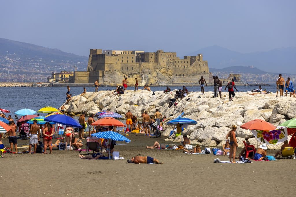 Naples, Gulf Of Naples, Italy