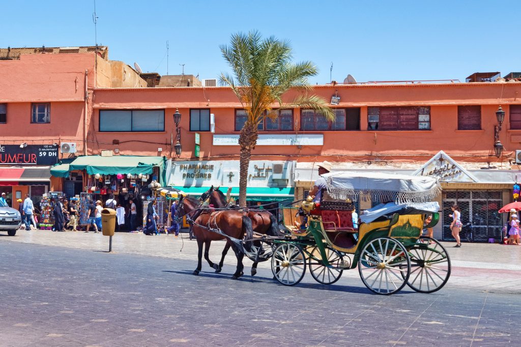 View Of The Tourist Carriage