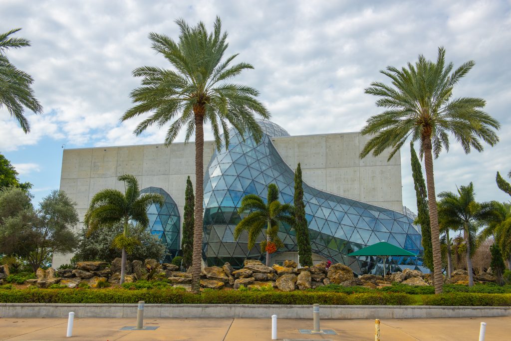 ST. PETERSBURG, FL, USA - JAN. 26, 2019: Salvador Dali Museum is an art museum dedicated to the works of Salvador Dali in downtown St. Petersburg, Florida FL, USA.