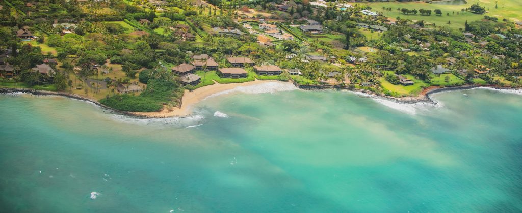 Broad Panorama Of Beach In Hawaii