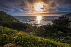 Gray Whale Cove State Beach California Landscape