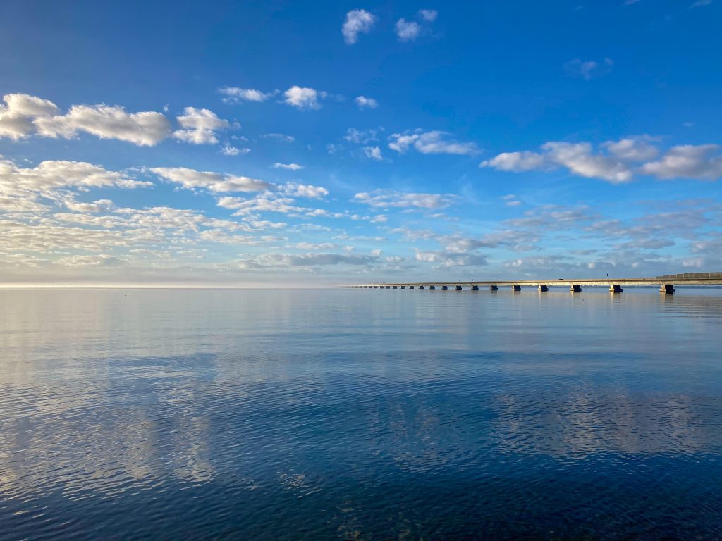 Choctawhatchee Bay And The Mid-bay Toll Bridge In Destin, Florid