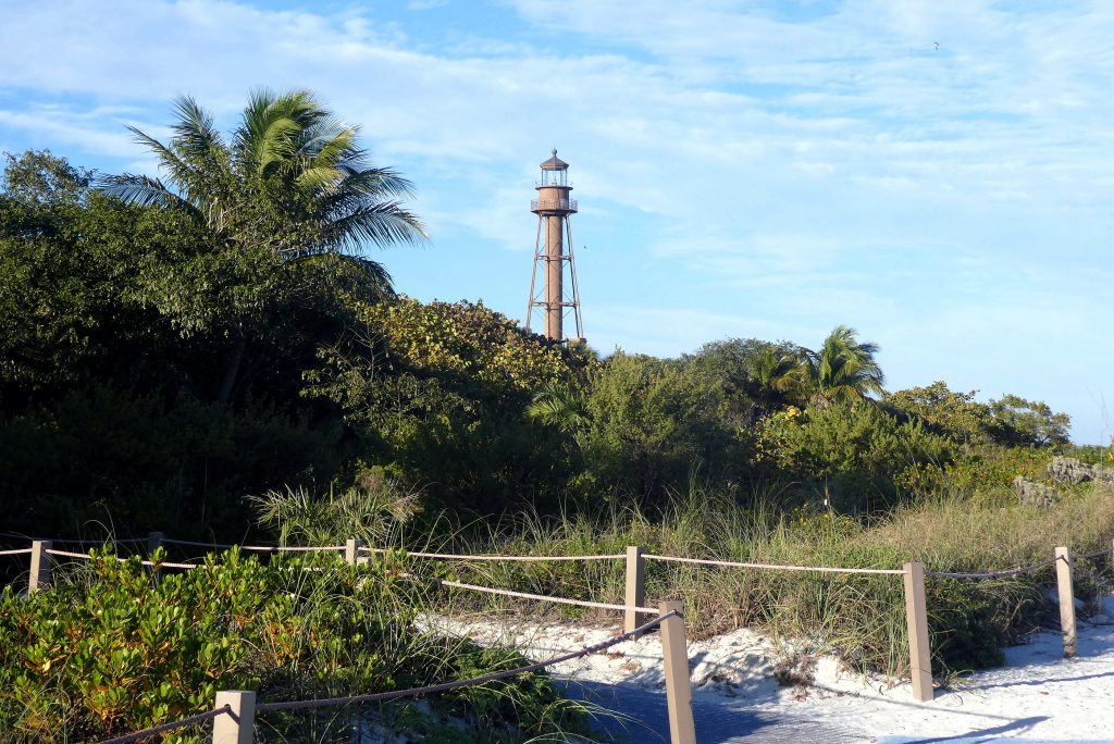 Sanibel lighthouse at Bowman Beach